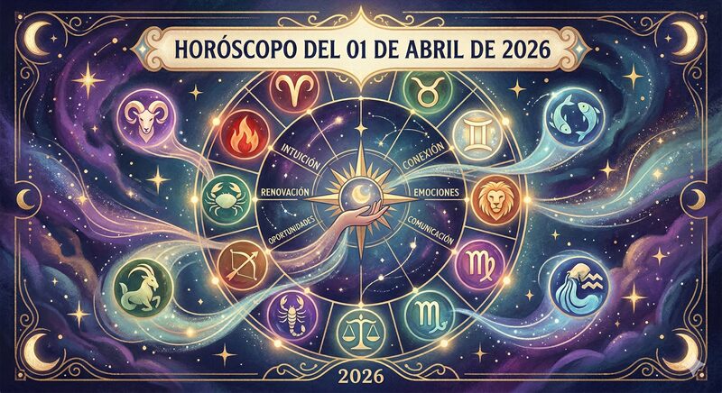 Horóscopo del 01 de abril de 2026