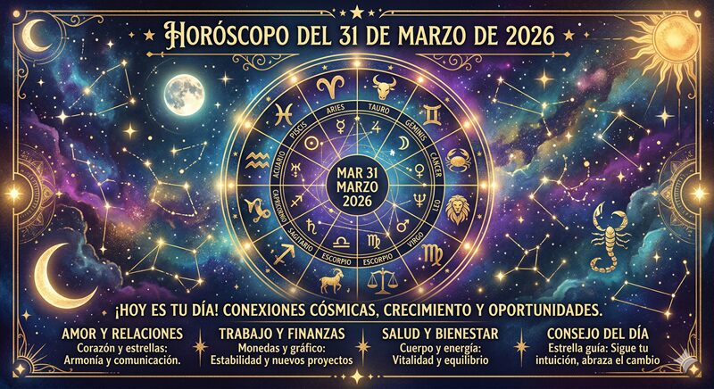 Horóscopo del 31 de marzo de 2026