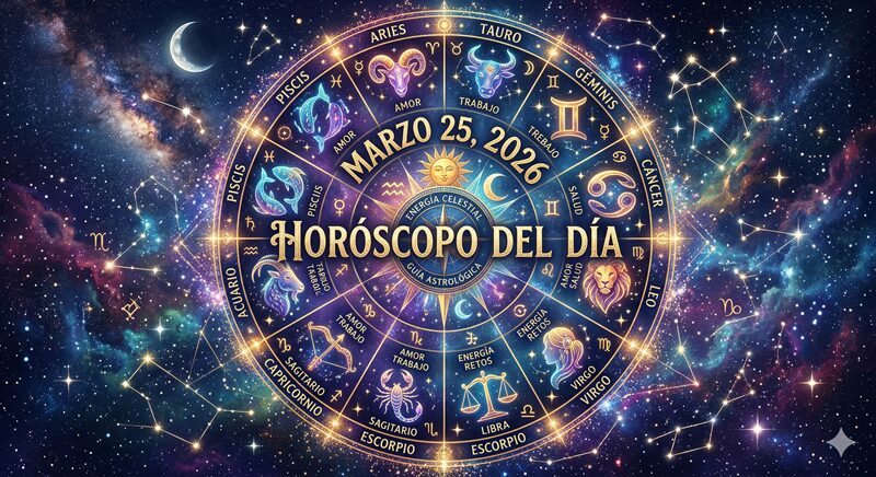 Horóscopo del 25 de marzo de 2026