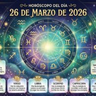 Horóscopo del 26 de marzo de 2026
