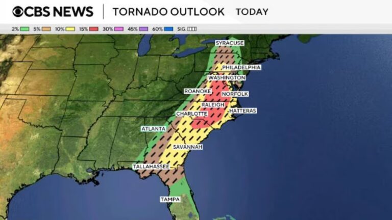 Frente frío avanzará por Estados Unidos con clima extremo esta semana
