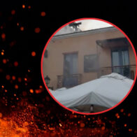 Incendio afecta restaurante en la Zona Colonial; empleados intentan sofocar las llamas