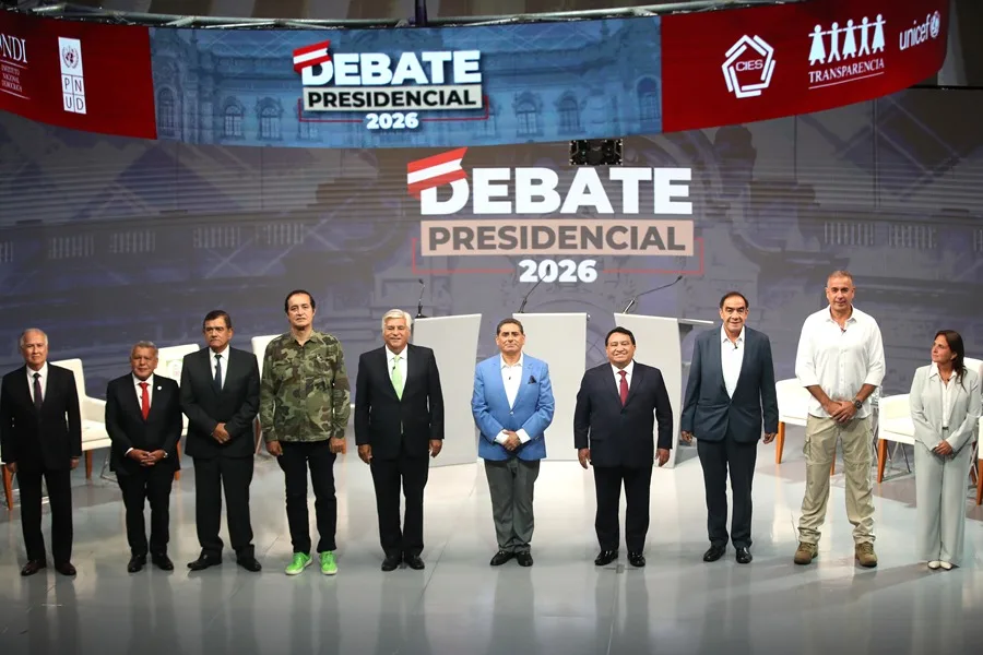 Arranca el debate presidencial de Perú: 35 candidatos y 15 horas repartidas en seis días