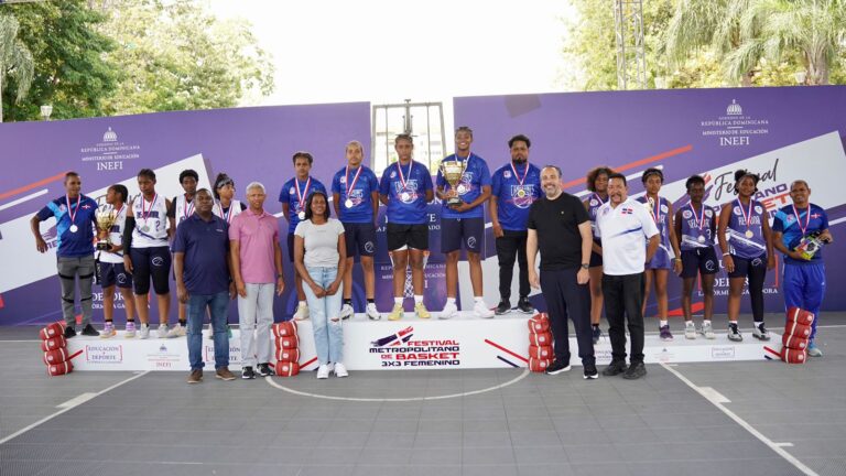 24 equipos de jóvenes protagonizan éxito del Festival de Baloncesto 3x3 Femenino INEFI 2026