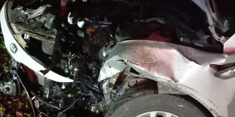 Accidente de tránsito en la recta de Buena Vista deja dos personas heridas