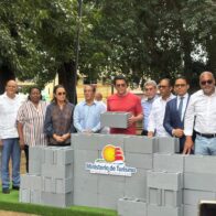 David Collado deja iniciados trabajos de remozamiento del Parque San Miguel en Ciudad Colonial