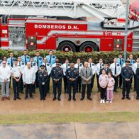 Bomberos del DN realizan su 40º graduación y el tradicional desfile de camiones