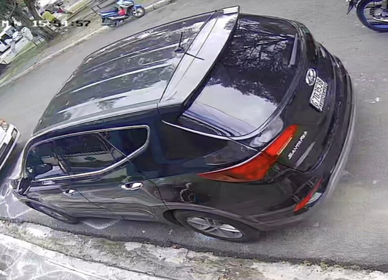 Delincuentes roban yipeta en Villa Altagracia; hecho queda captado en cámaras de seguridad