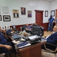 Senador Héctor Acosta realiza visita de cortesía al director regional Cibao Sur de la Policía Nacional