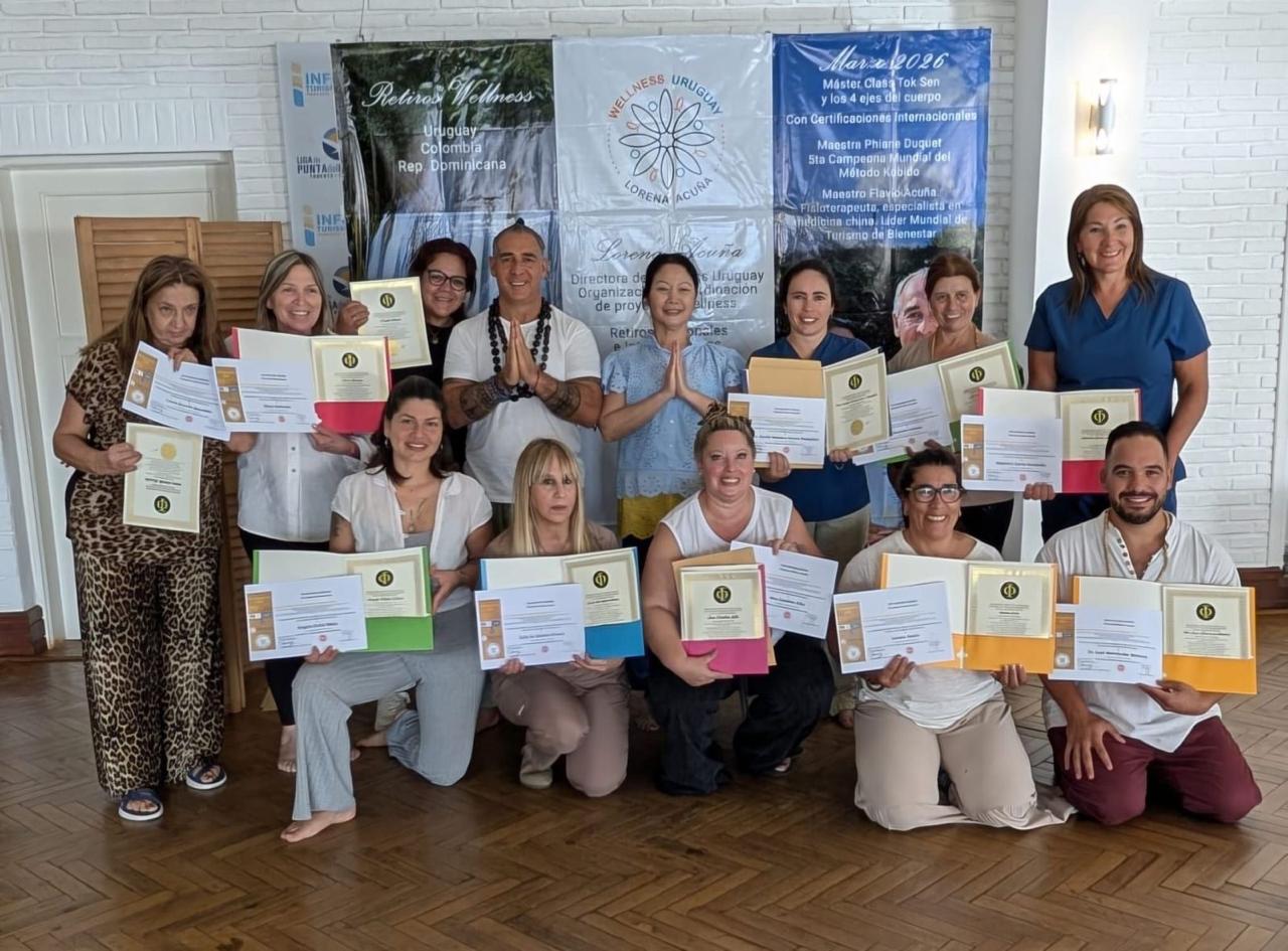 Punta del Este recibe a expertos internacionales que lideran formación en Tok Sen y masaje ancestral