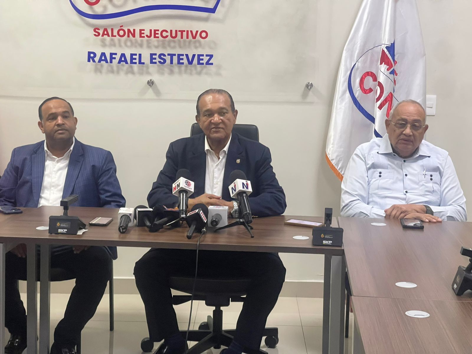 El presidente de la Confederación Nacional de Organizaciones del Transporte (CONATRA), Antonio Marte.