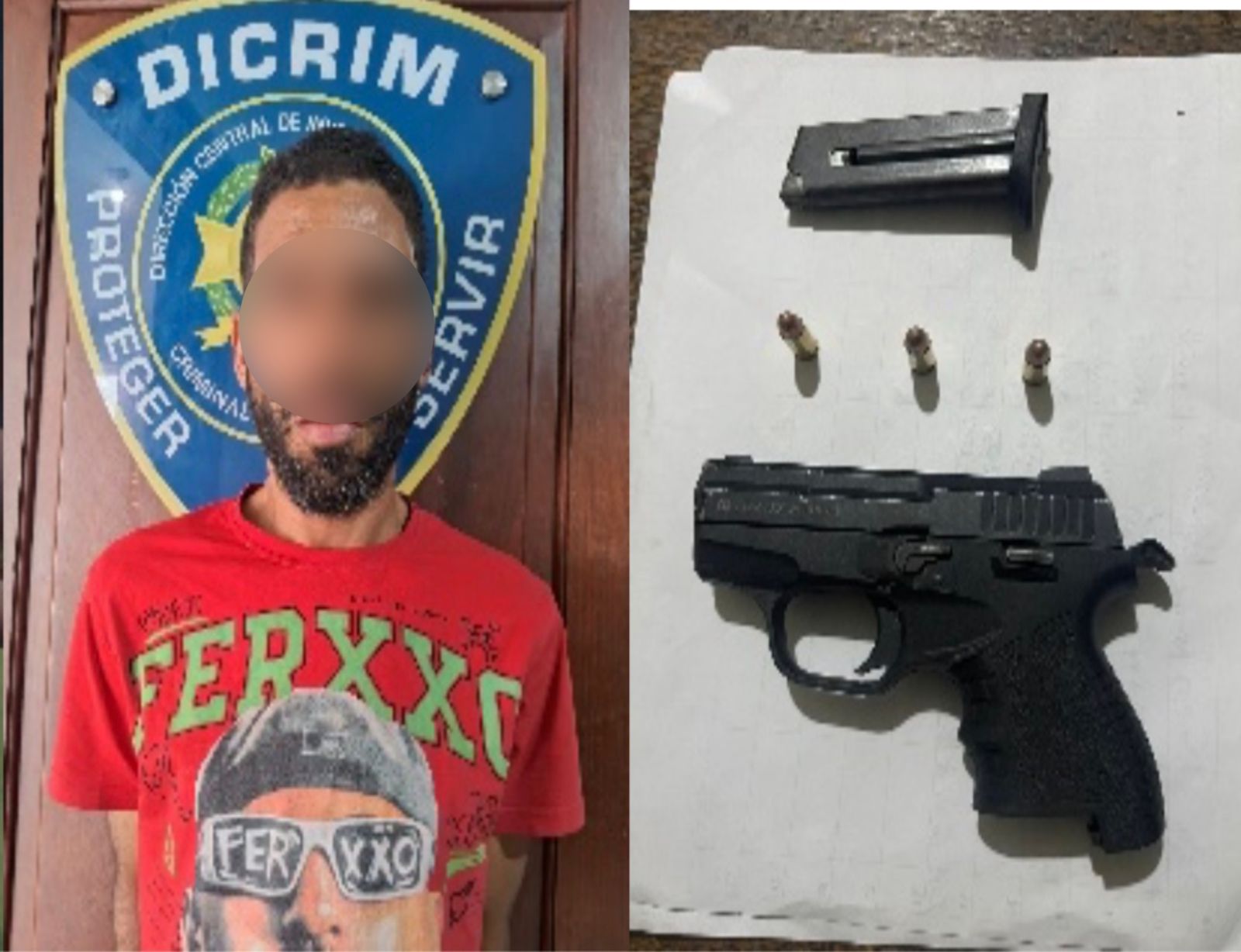Policía Nacional apresa hombre con arma de fuego ilegal acusado de realizar varios disparos en Jarabacoa