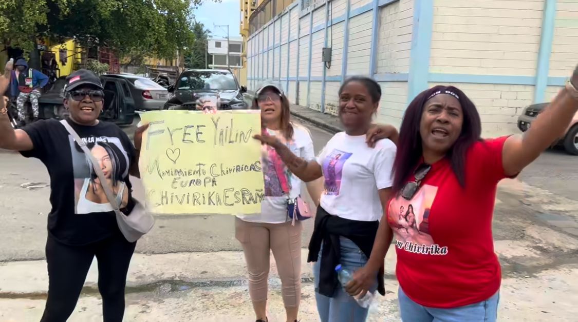 Fanáticas de Yailin protestan a las afueras de la cárcel y exigen su liberación