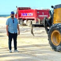 Alcalde Junior Peralta supervisa avances en el malecón de Nagua y valora inversión en la obra