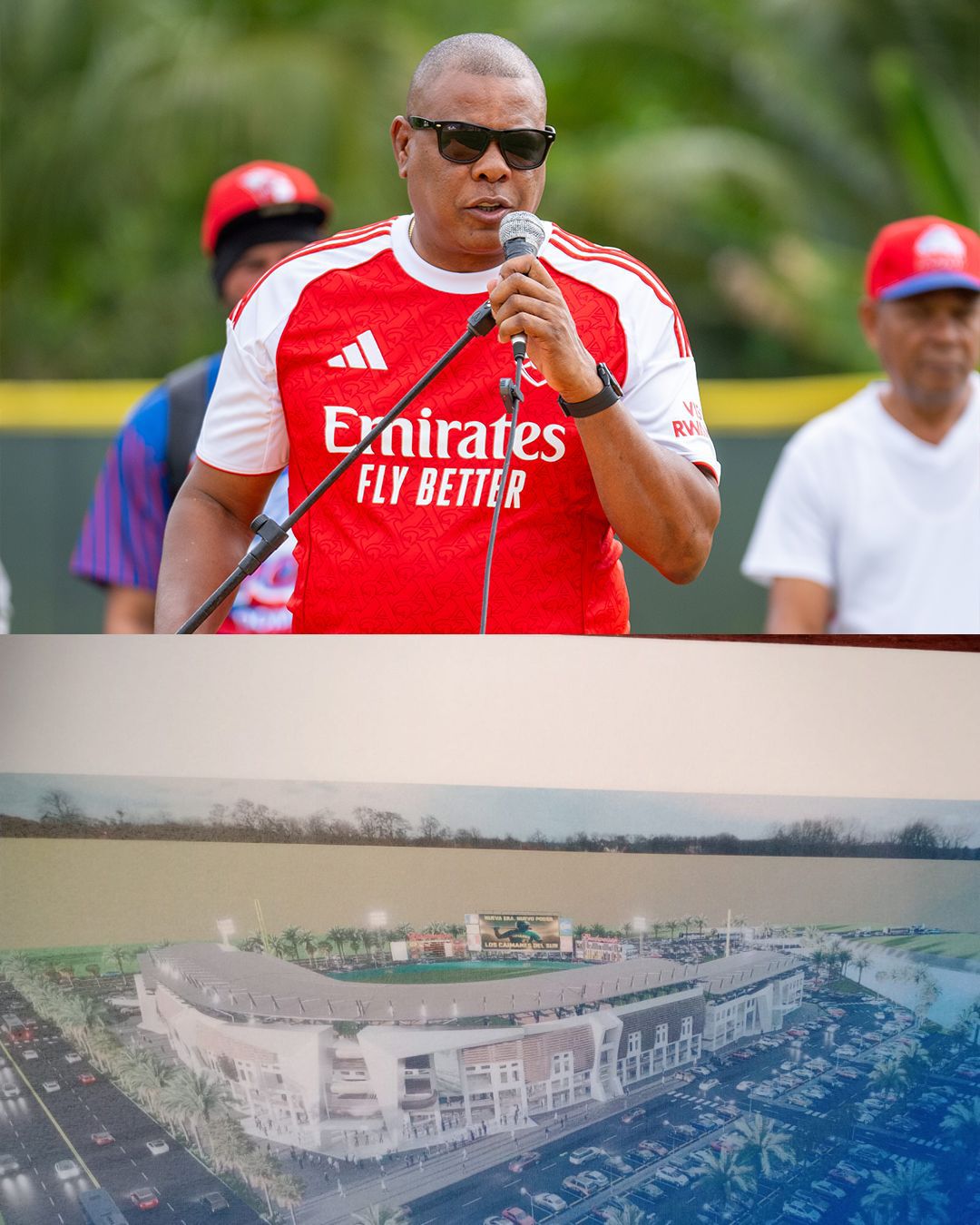 Eugenio Báez valora como un avance contundente la reconstrucción del Estadio Temístocles Metz