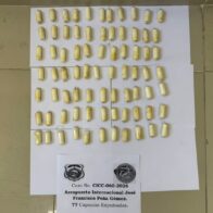 Ciudadano español es detenido en el AILA con el estómago lleno de funditas con droga