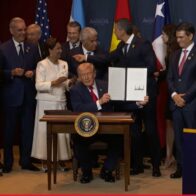 Trump y 12 líderes regionales firman acuerdo de coalición militar contra los cárteles de la droga