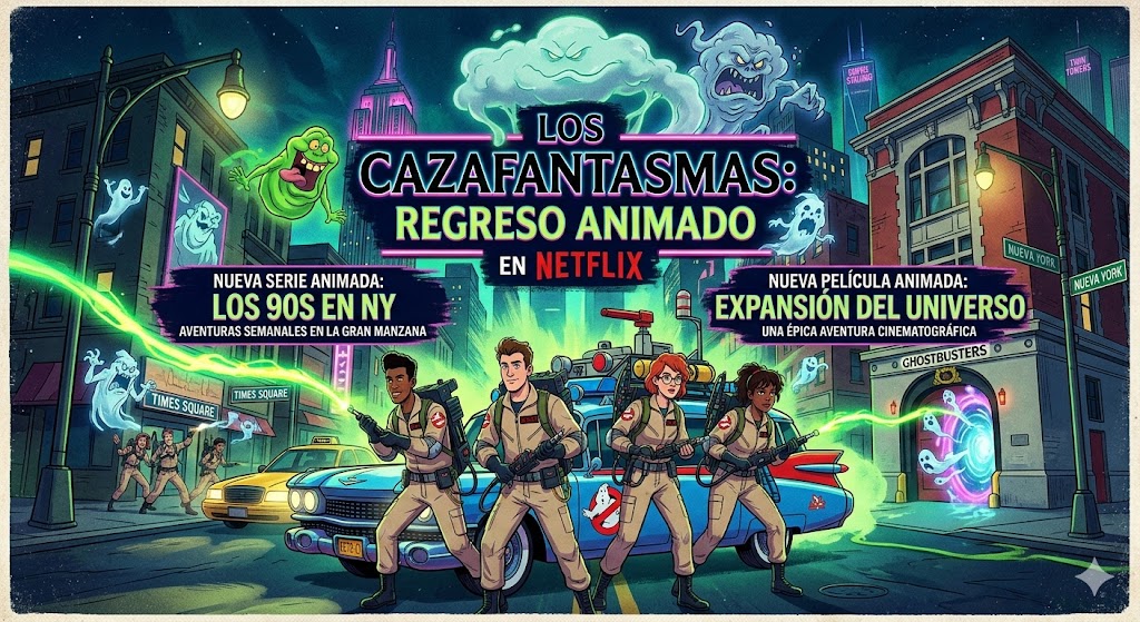 Los Cazafantasmas regresan a la animación con nuevos proyectos en Netflix