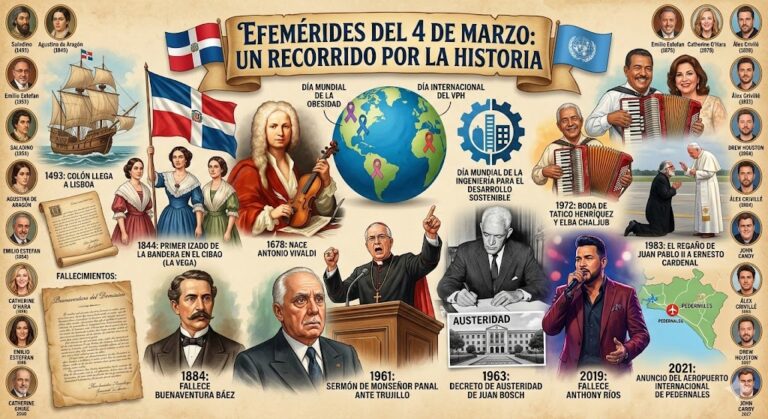 Efemérides del 4 de marzo