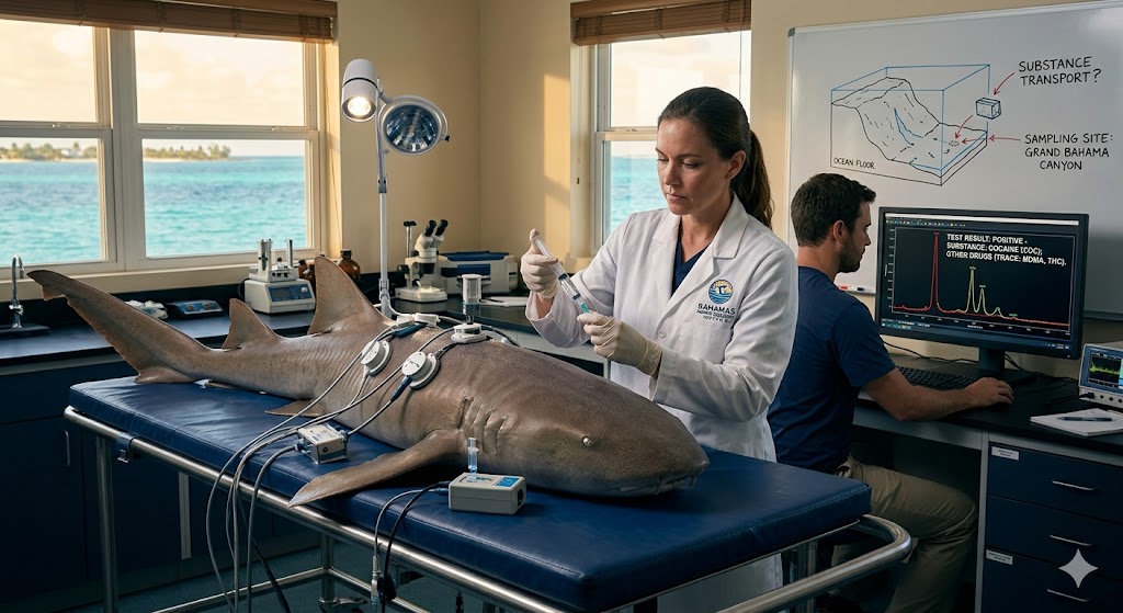 Científicos encuentran tiburones que dan positivo en cocaína y otras sustancias en Bahamas