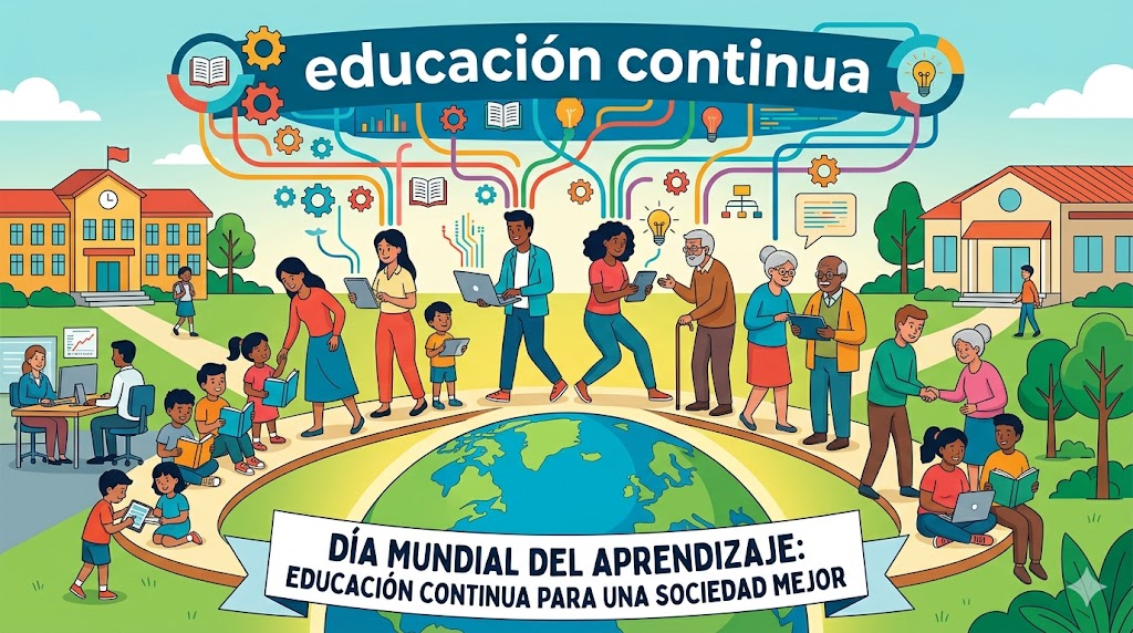 Día Mundial del Aprendizaje resalta la importancia de la educación continua en la sociedad