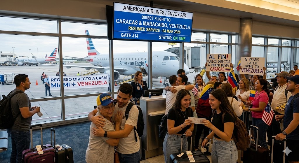 EEUU autoriza a American Airlines volver a volar a Venezuela
