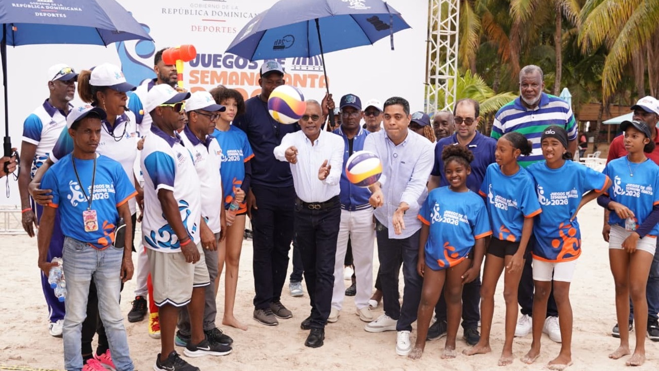 Ministro Kelvin Cruz inaugura Juegos de Semana Santa 2026 en 18 provincias