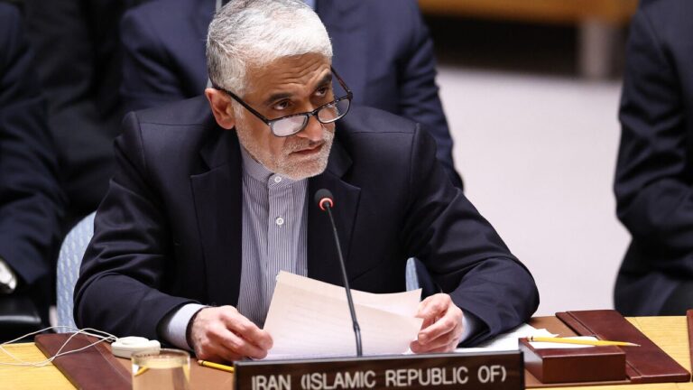 Embajador iraní ante ONU rechaza un alto el fuego temporal y exige "el fin de la agresión"
