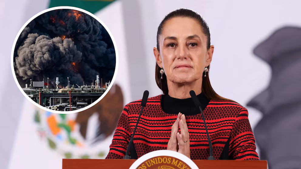 Sheinbaum asegura que incendio en Refinería Dos Bocas está controlado: no se reportan víctimas