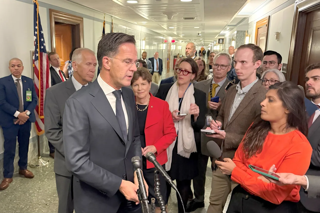 Rutte dice que no ve a Estados Unidos fuera de la OTAN