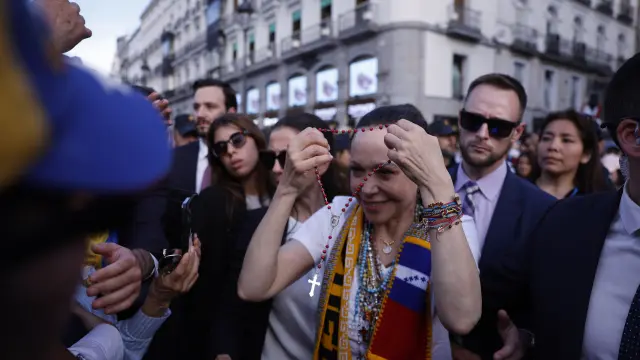 Miles aclaman a María Corina Machado en Madrid al grito de “¡Presidenta!”
