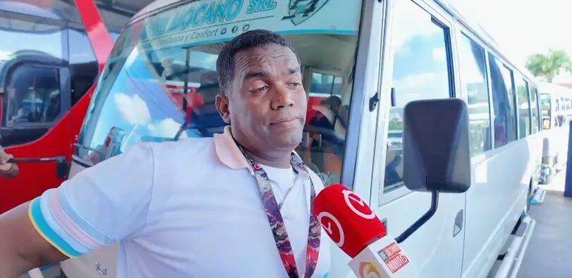 Choferes de la parada del kilómetro 9 reportan movimiento de pasajeros hacia el Cibao tras Semana Santa