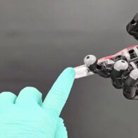 Desarrollan una piel electrónica elástica que permite a los robots responder al tacto