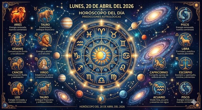 Horóscopo del 20 de abril de 2026