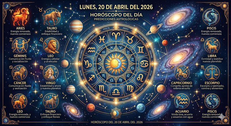 Horóscopo del 20 de abril de 2026