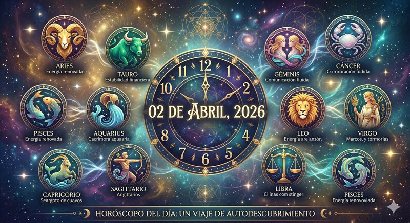 Horóscopo del 02 de abril de 2026