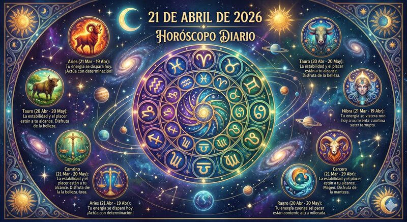 Horóscopo del 21 de abril de 2026