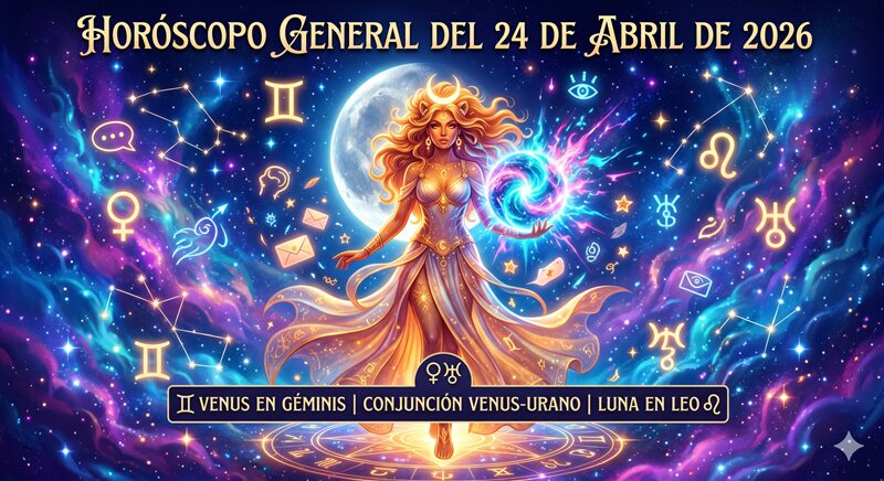 Horóscopo del 24 de abril de 2026