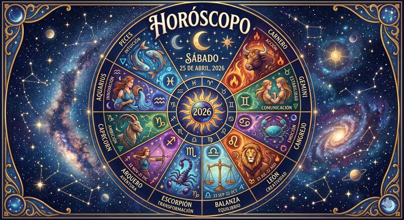 Horóscopo del 25 de abril de 2026