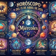 Horóscopo del 15 de abril de 2026