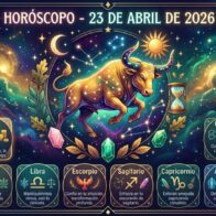 Horóscopo del 23 de abril de 2026