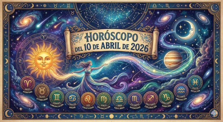Horóscopo del 10 de abril de 2026