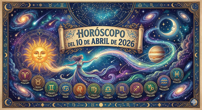 Horóscopo del 10 de abril de 2026