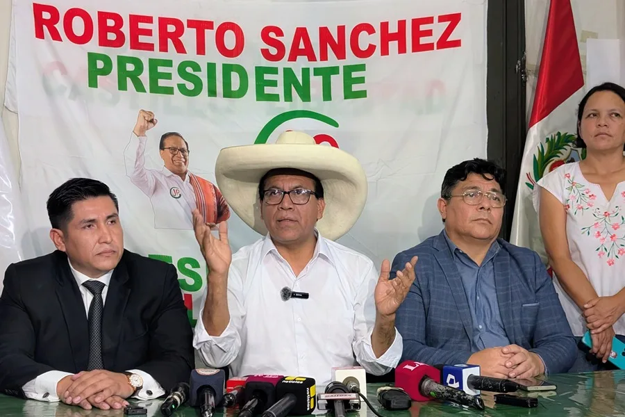 El candidato Roberto Sánchez rechaza fraude y pide respeto al voto del «Perú profundo»