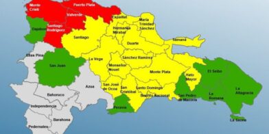 COE mantiene 4 provincias en alerta roja y reporta más de 5,000 desplazados por intensas lluvias