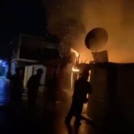 Se incendia vivienda en el sector Barrio Blanco, Jarabacoa