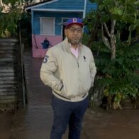 Diputado Jhon Contreras visita zona afectada por inundaciones en La Conejera, Bayaguana