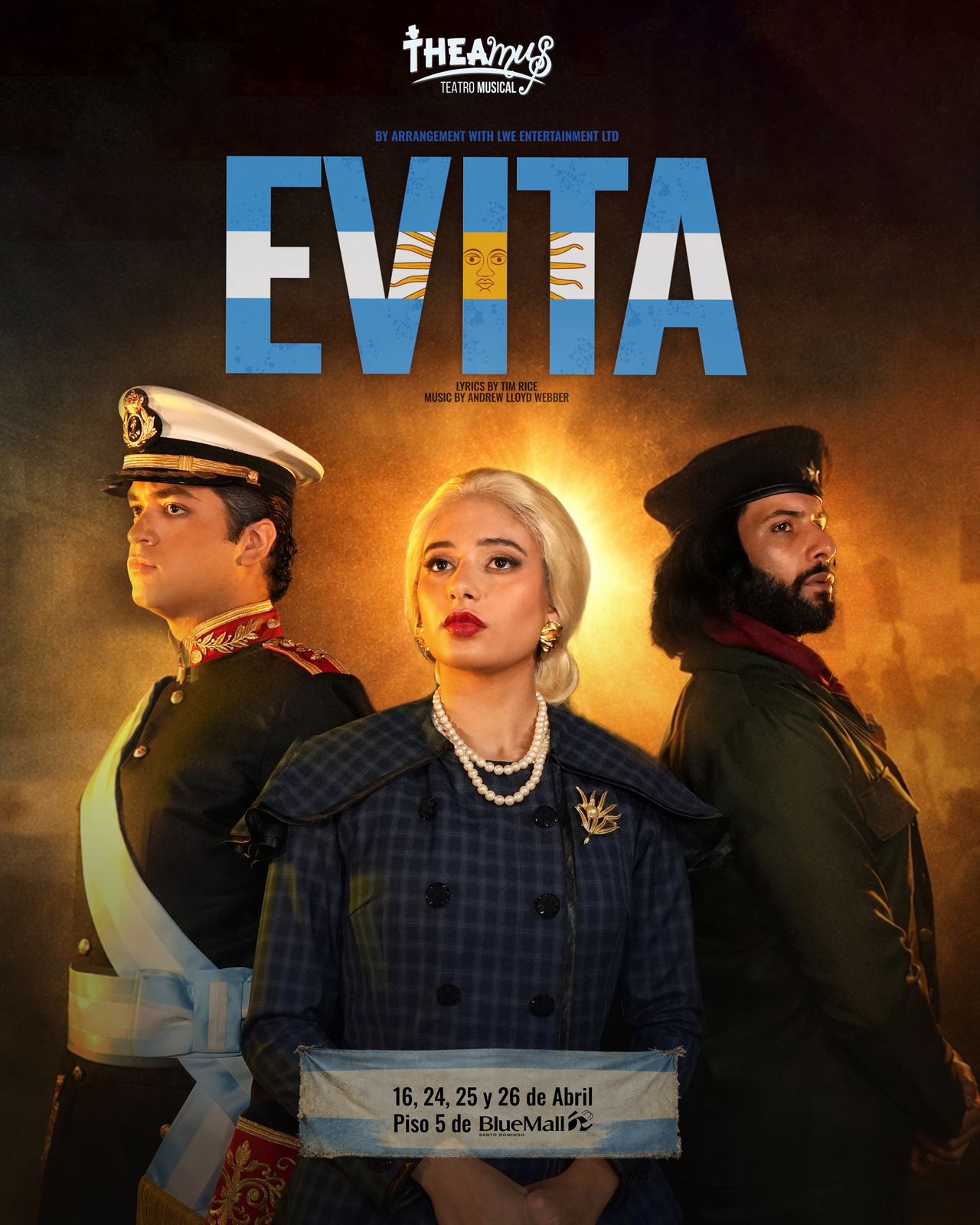 “Evita” llega al teatro de Theamus en Blue Mall con una impactante producción local