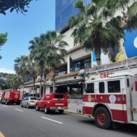 Mantienen cerrada la Av. Núñez de Cáceres por fuga de gas en plaza Down Town Center
