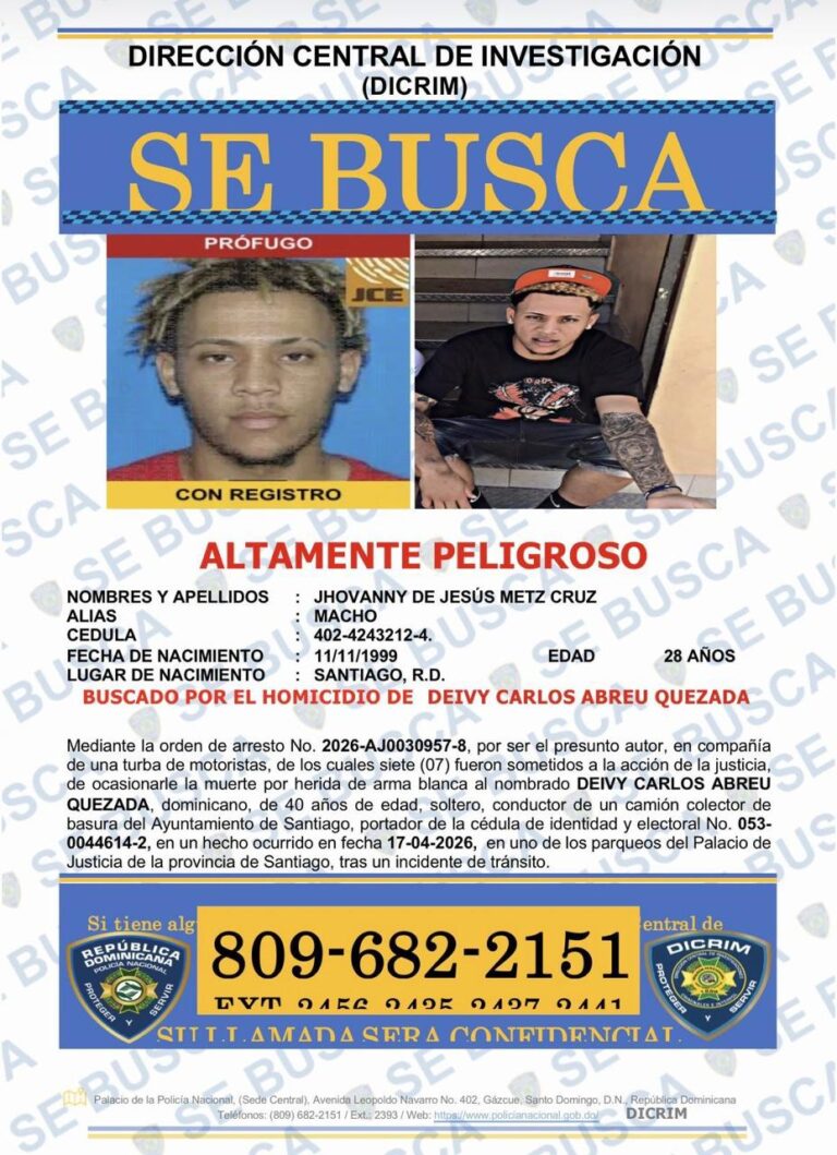 Macho”, principal sospechoso del asesinato de chofer de camión de basura, es buscado activamente en Santiago